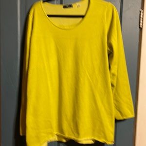bright yellow/green  sweater